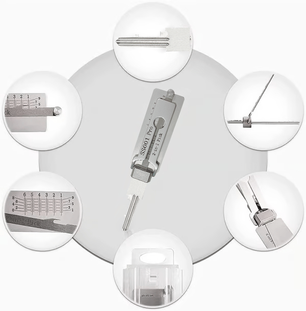 Stainless Steel Master Key Decoder