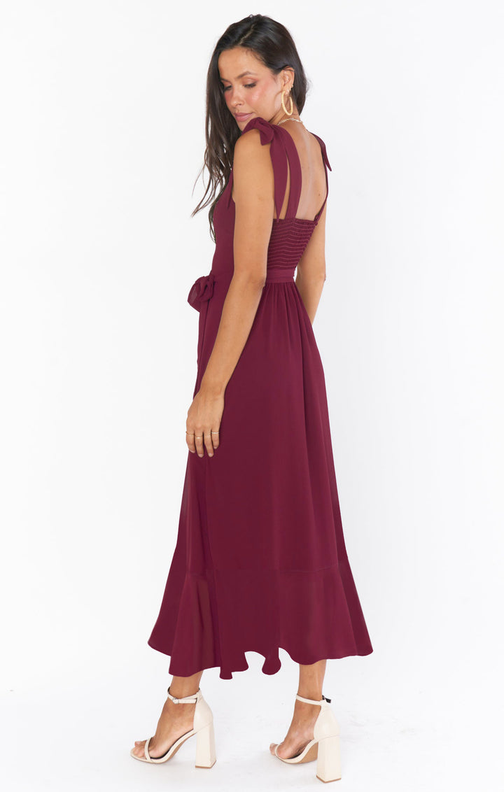 French Temperament High-Grade Split Midi Dress