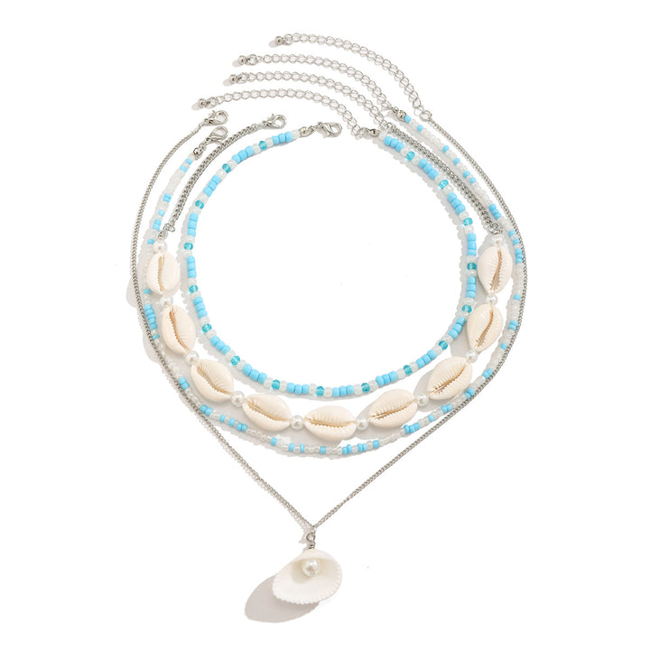 Sea Style Shell Pärlor String Pearl Halsband