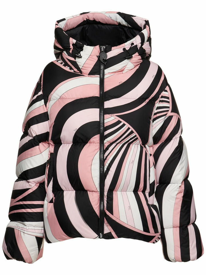 Printed Nylon Down Jacket