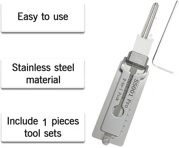 Stainless Steel Master Key Decoder