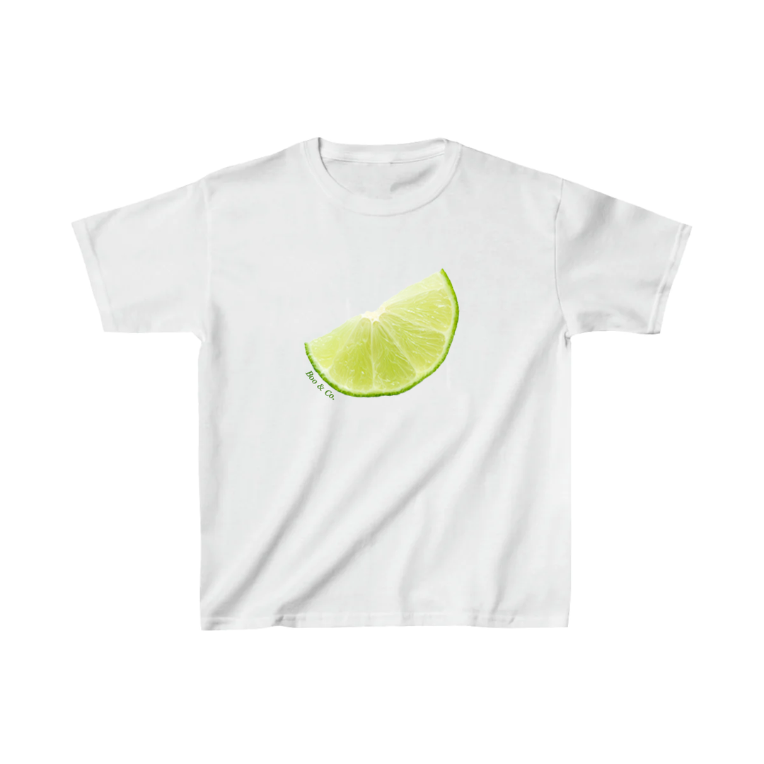 Limettengrünes Baggy-T-Shirt