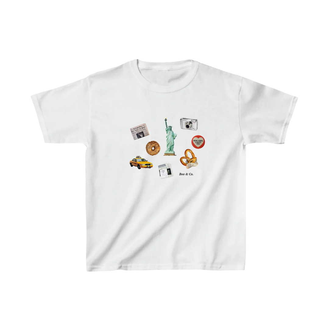 New York Scrapbook Baggy Tee